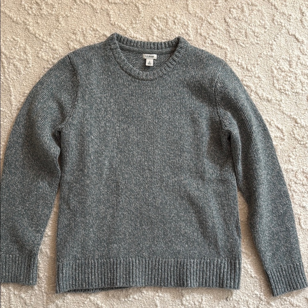Gray/Green L.L Bean sweater.
